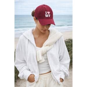 White Fox “I ❤️ WF” Jungle Cap in Raspberry Jelly 🍓❤️